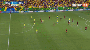 png电子平台98分21秒，维尼修斯的进球是2021年6月以来最晚的巴西队制胜球