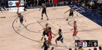 png电子官网礼尚往来！祖巴茨横传助巴图姆三分穿针 约基奇侧翼三分还以颜色