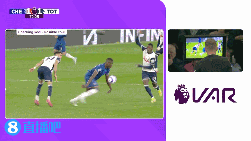 png电子韦伯谈萨尔进球无效:没踢到球+动作鲁莽但非过度暴力,黄牌正确